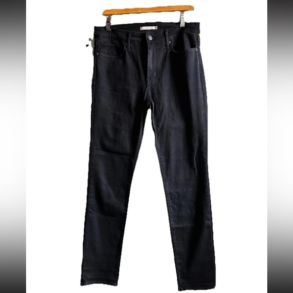 Levi’s 712 Slim Jeans Black Women’s Size 30 - Picture 1 of 10